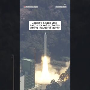 Japan's Space One Kairos rocket explodes during inaugural launch