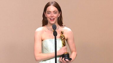 Oscars 2024: Emma Stone REACTS to Best Actress Win