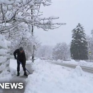 Severe weather brings tornadoes, hail and heavy snow