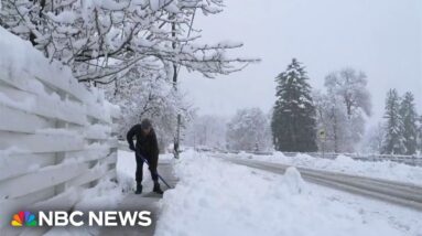 Severe weather brings tornadoes, hail and heavy snow