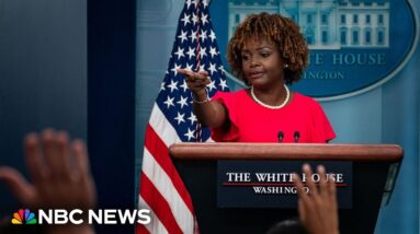 Watch: White House holds press briefing | NBC News