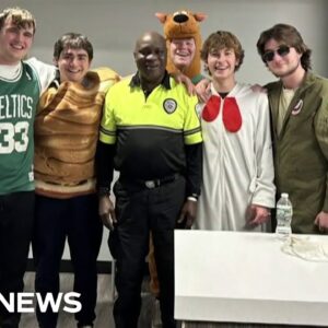 Students surprise dorm security guard with trip to visit family for first time in more than a decade