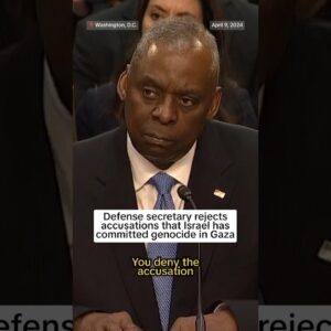 Defense secretary rejects accusations that Israel has committed genocide in Gaza