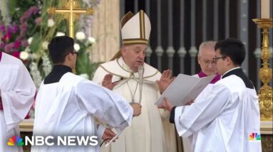 Christians worldwide celebrate Easter, with the Pope and King Charles leading festivities