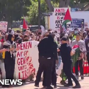 More college campus protest arrests over war in Gaza, tensions spill over at UCLA
