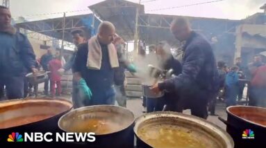 Brothers half a world apart start Gaza soup kitchen to feed those caught in war