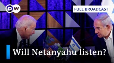 DW News April 4 | US support depends on civilian protection, Biden tells Netanyahu | Full Broadcast