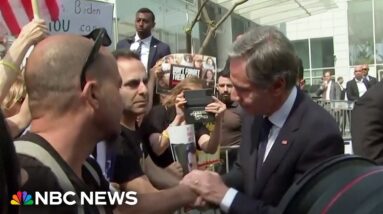 Blinken tells Gaza hostage families to 'keep strong' as he meets them in Tel Aviv