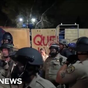 Counter protest clashes at UCLA went unchecked by police for several hours