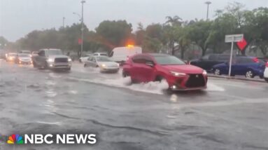 Severe storms cause flash flooding and heavy rain in southern Florida