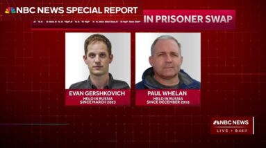 Evan Gershkovich and Paul Whelan freed from Russian prison as part of major exchange