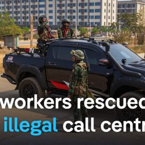 Thailand cracks down on cyber-scam networks run from labor camps | DW News