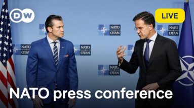 Live: NATO Secretary General Rutte and US Secretary of Defense Hegseth press briefings | DW News