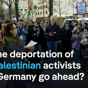 Protests as Germany plans to deport pro-Palestinian activists, legally residing in Berlin | DW News