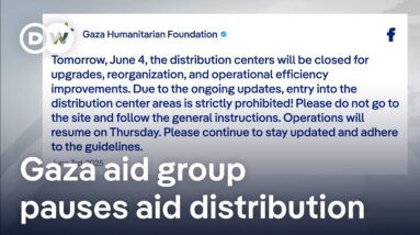 GHF halts distribution Wednesday after dozens of Palestinians seeking aid were killed | DW News