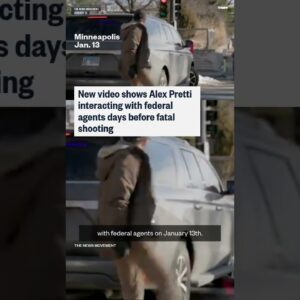 New video shows Alex Pretti interacting with federal agents days before shooting