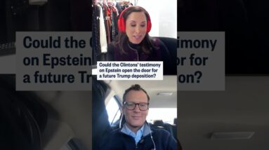 Could the Clintons' testimony on Epstein open the door for a future Trump deposition?