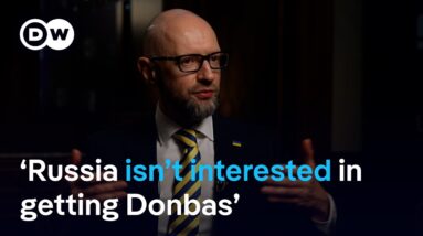 Russia-Ukraine peace talks a 'sham' - Ukraine's ex-Prime Minister Arseniy Yatsenyuk | DW News