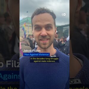 Men march in Germany against violence toward women on Father's Day | DW News