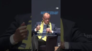 Merz tells 'own children' not to work or study in the US | DW News